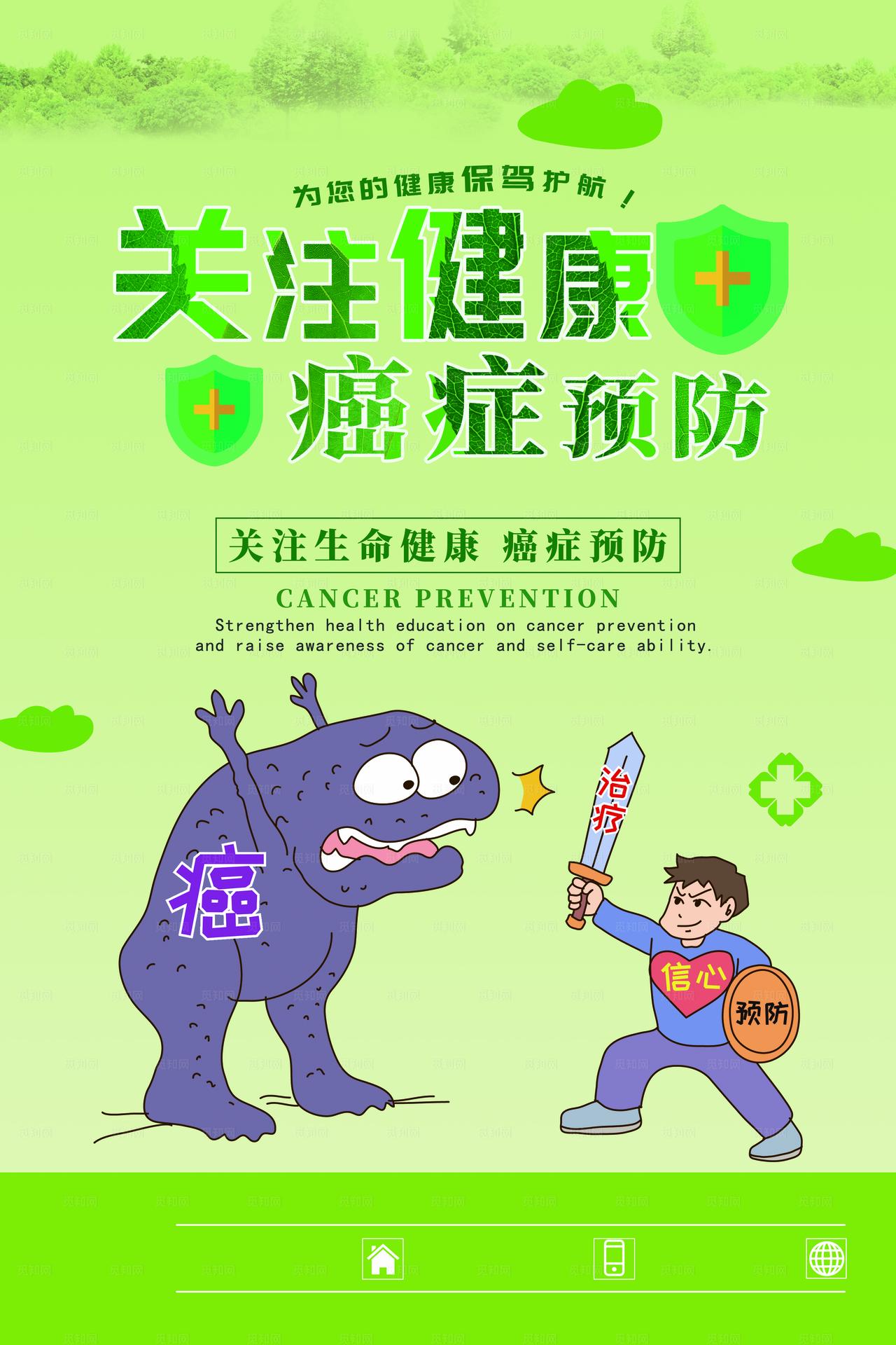 关注健康癌症预防图片
