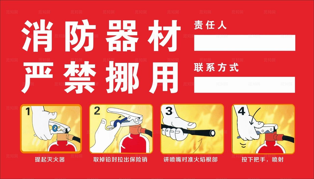 消防责任牌图片
