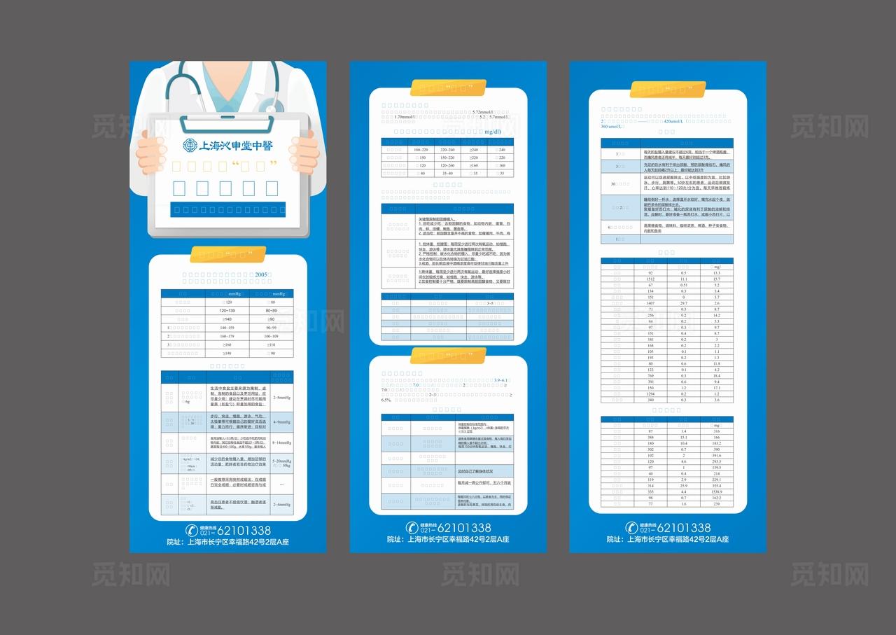 医疗高血压疾病展架易拉宝图片