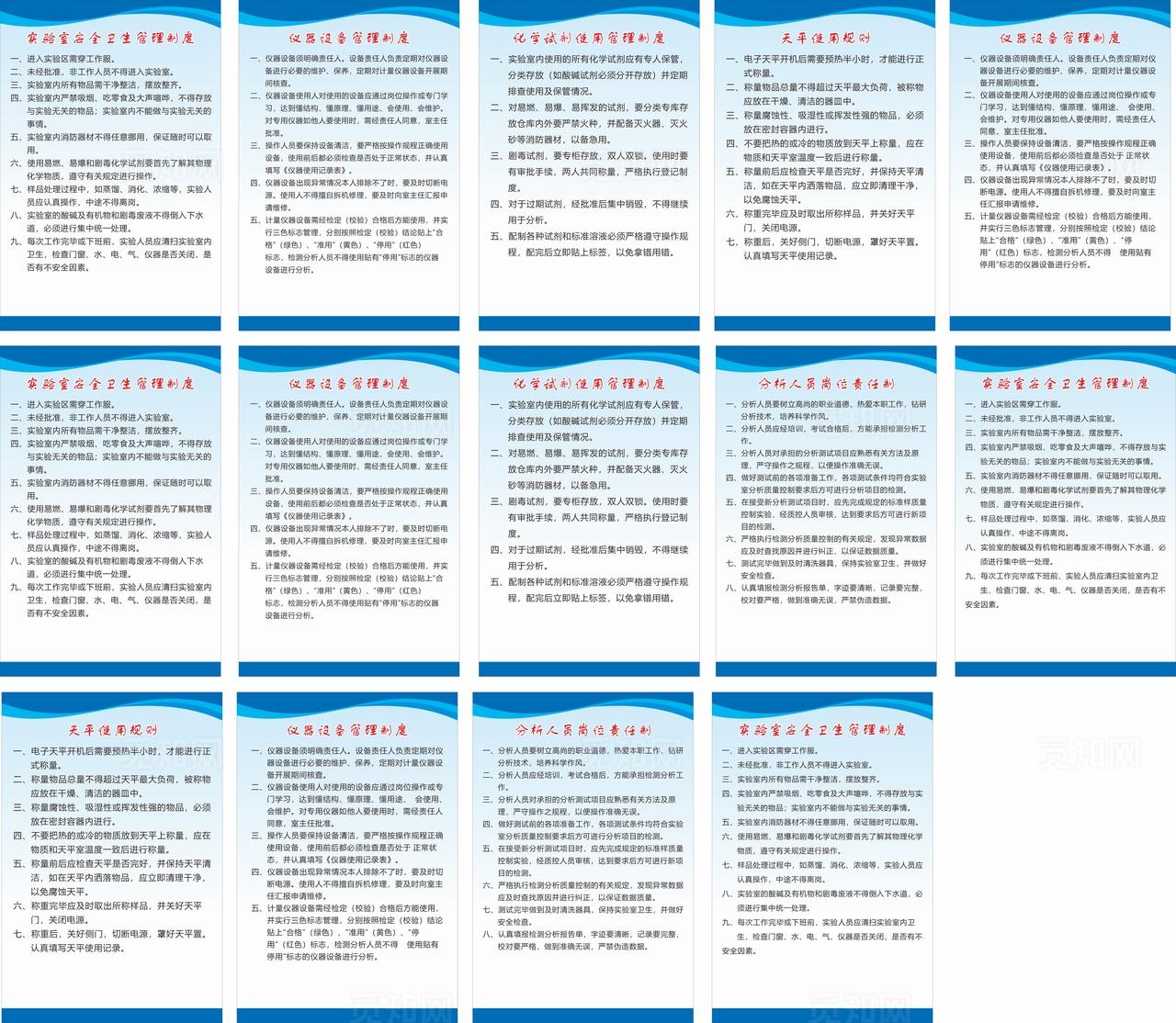 化学管理制度图片