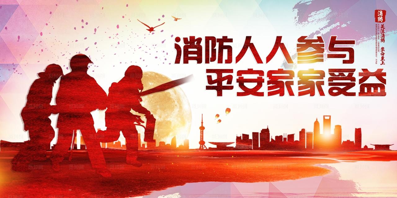 消防展板图片