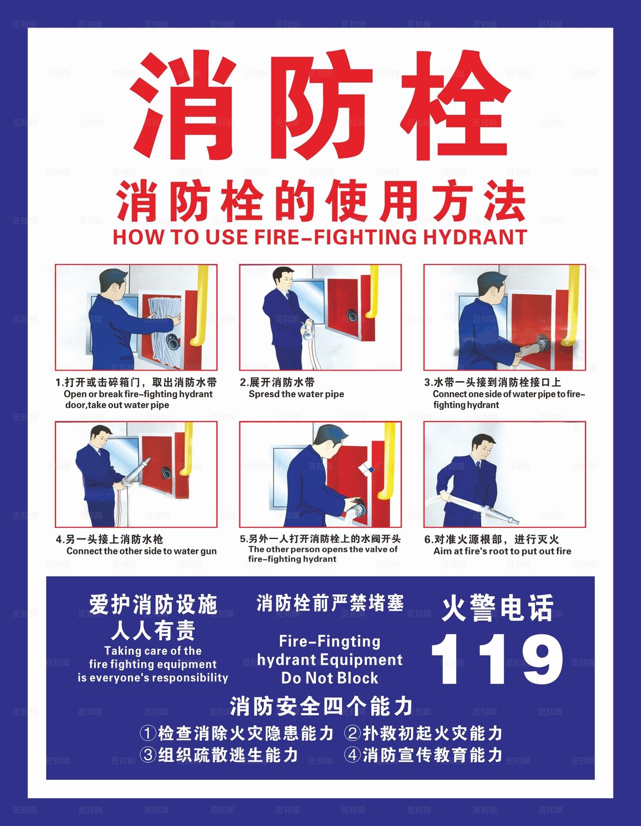 消防栓贴纸 图片