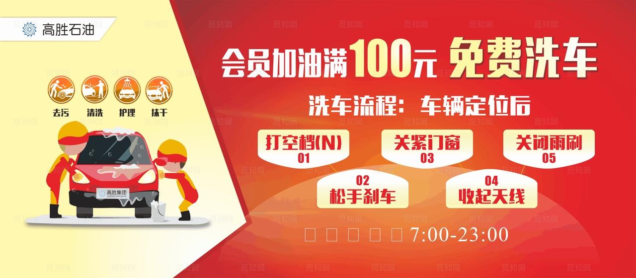 加油站展板图片