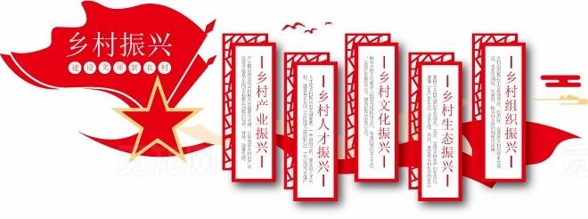 新时代乡村振兴文化墙图片
