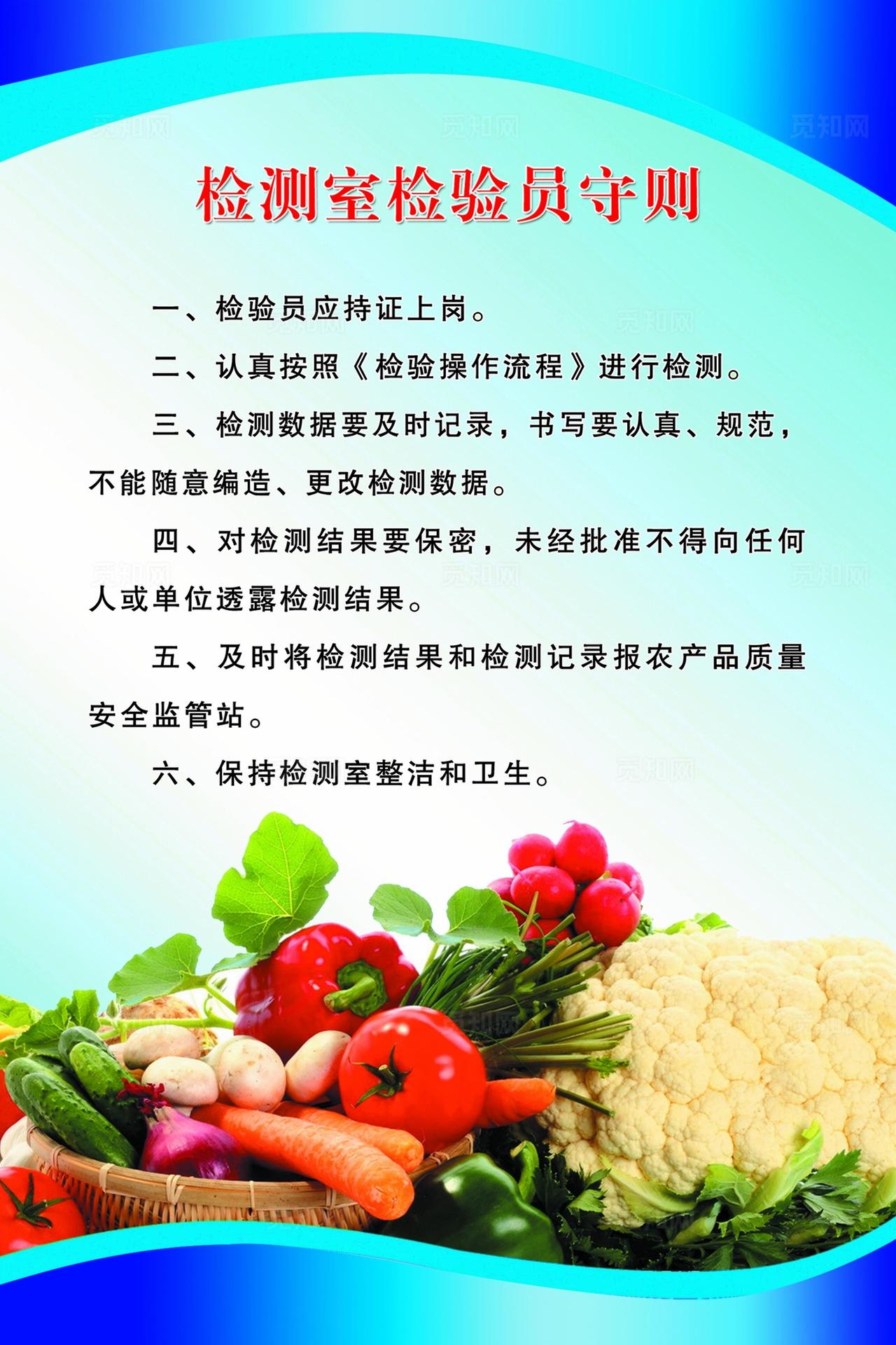 检测室检测员守则图片