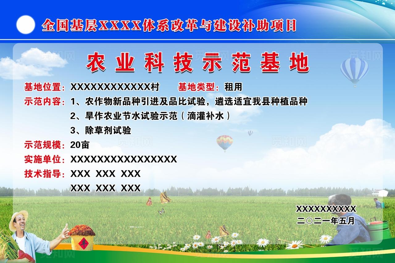 农业展板图片