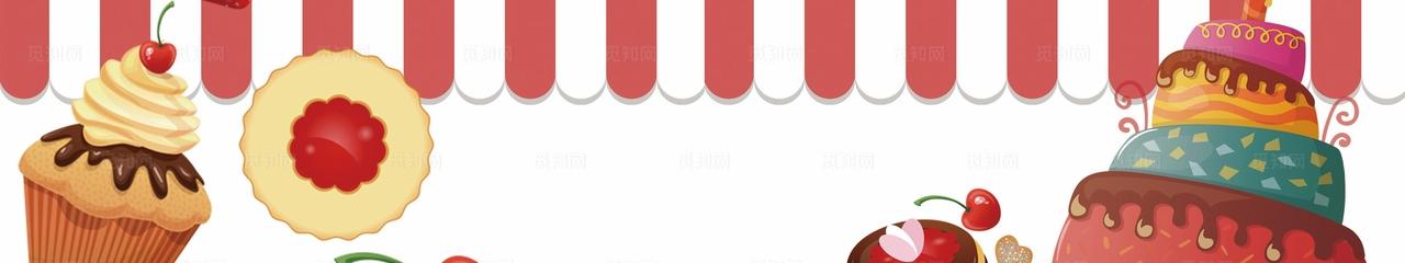 蛋糕店门头背景图图片
