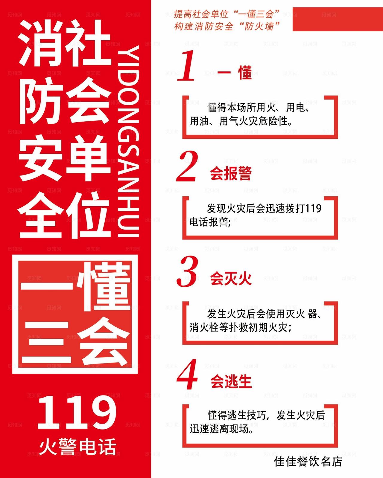 消防一懂三会图片