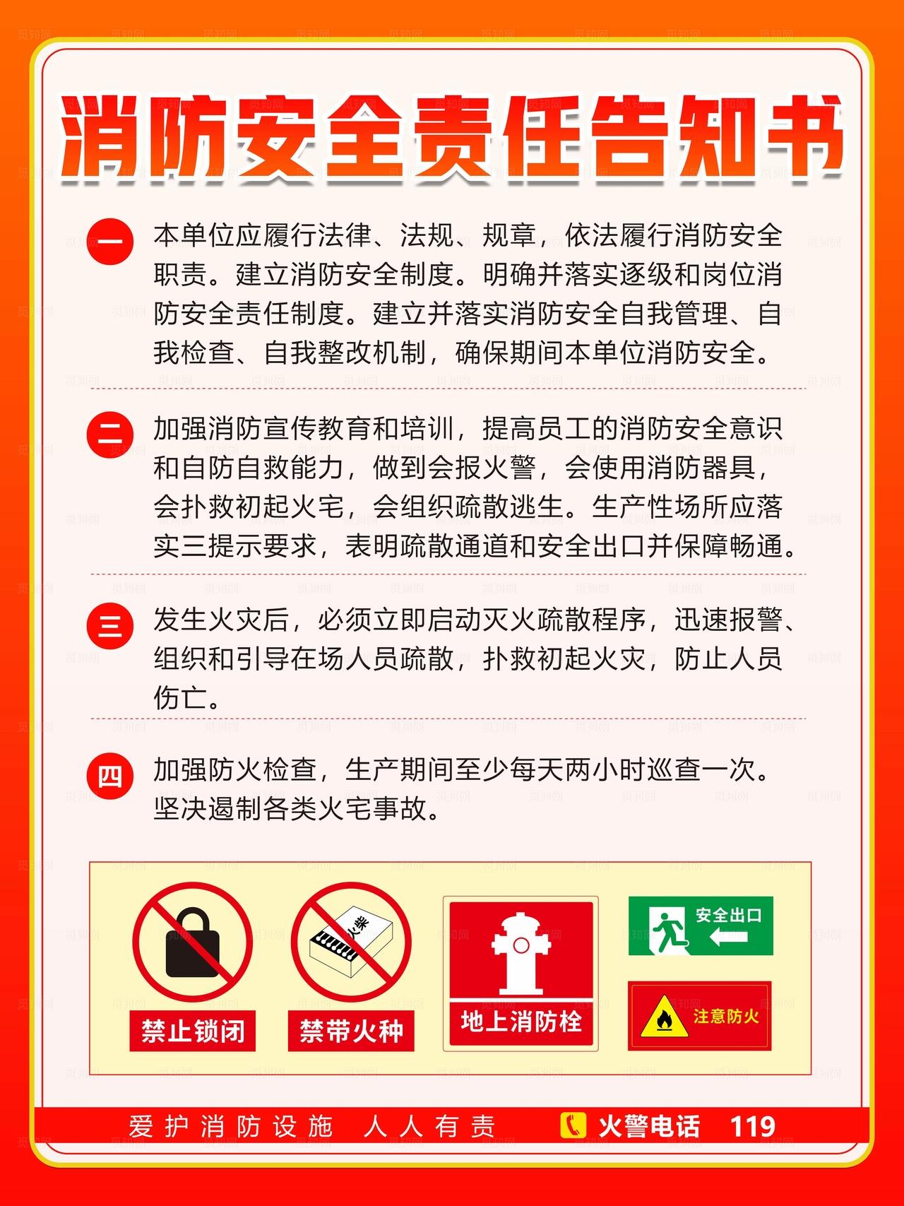 消防安全知识展板 消防安全责任图片
