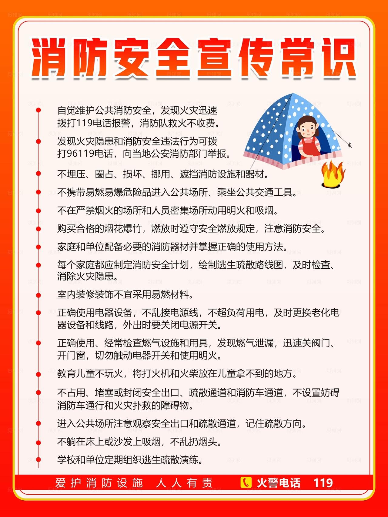 消防安全知识展板 消防宣传常识图片