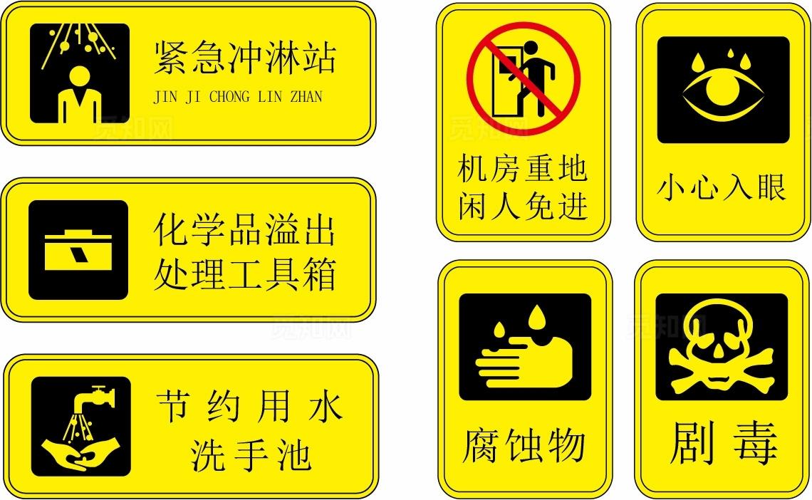 医院警示标识牌图片