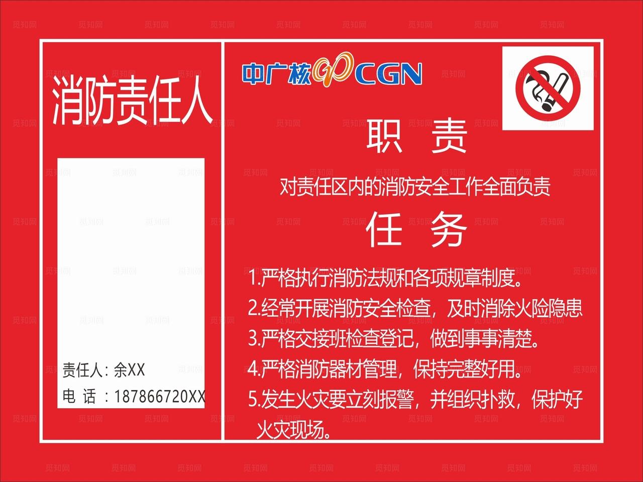 消防责任人图片