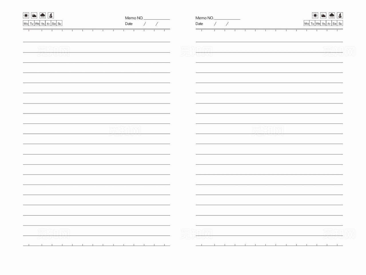 笔记本内页图片