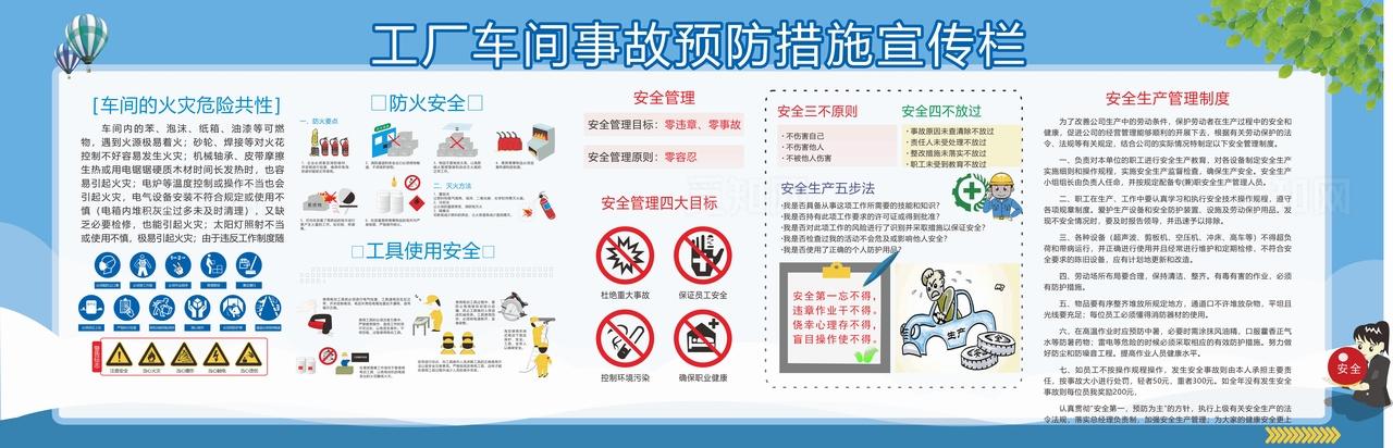 工厂安全生产宣传栏图片