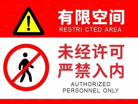 有限空间未经许可严禁入内图片