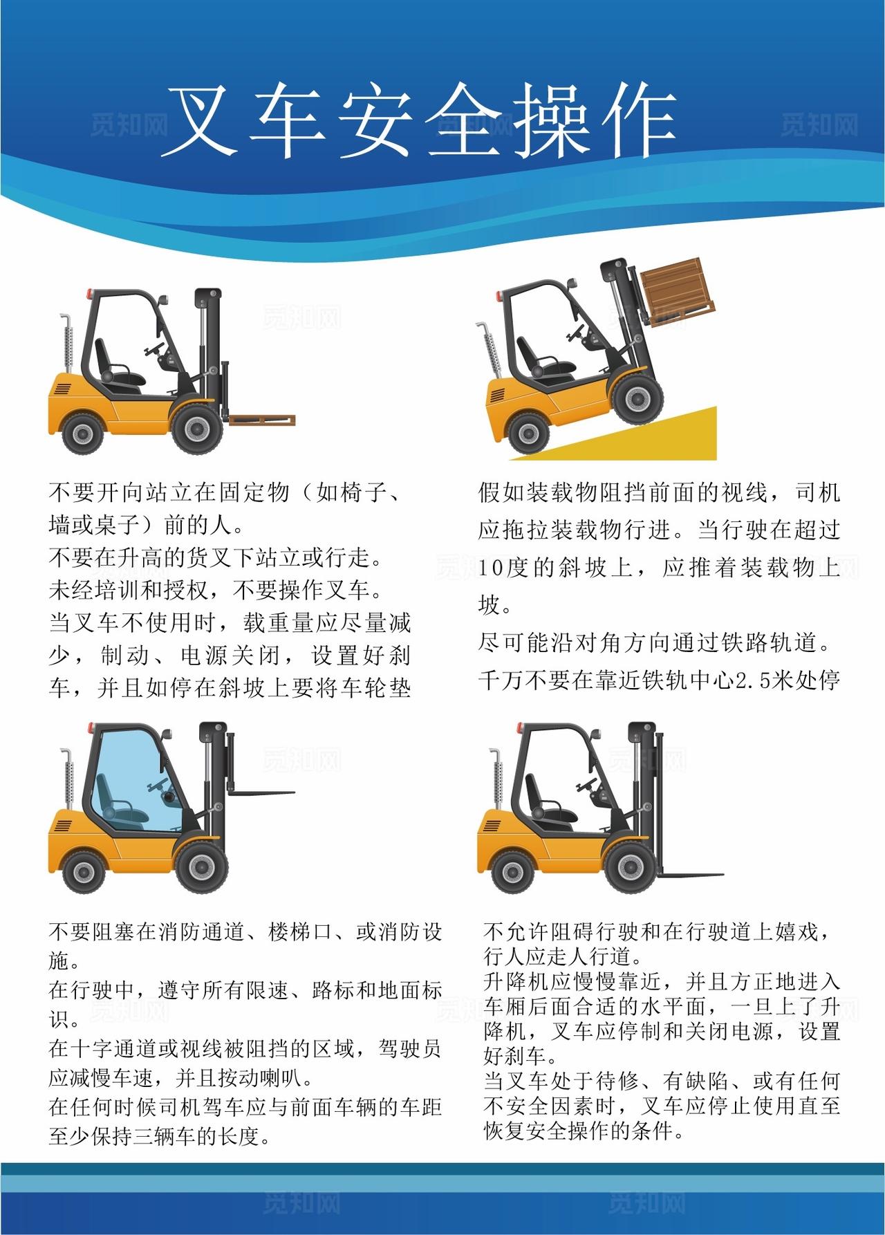 工厂叉车安全操作规范流程图片