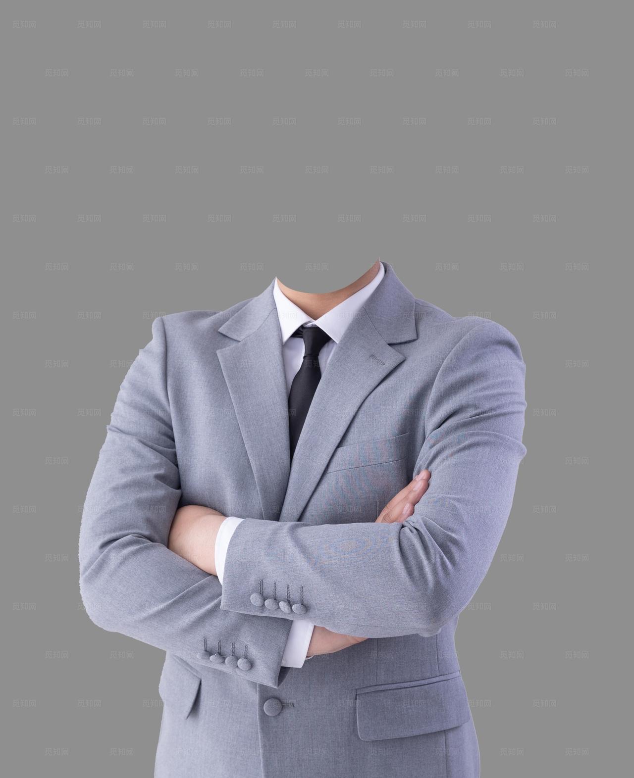 男士西装形象照图片