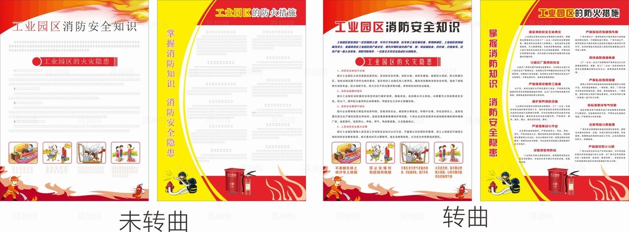 工业园区消防安全知识宣传单图片