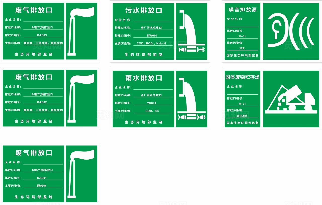 排放标识图片