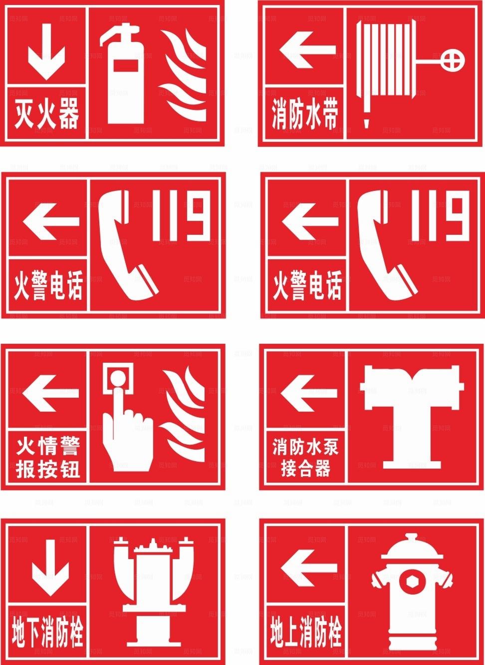 消防标志大全图片