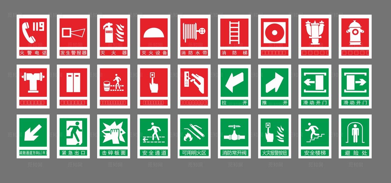 消防标志图片