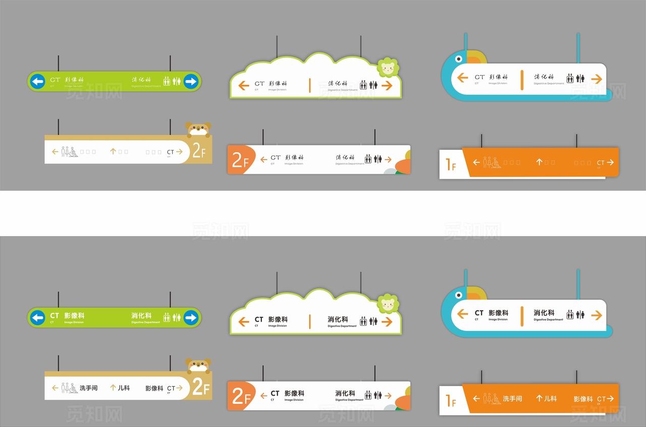 卡通导视指向挂牌图片
