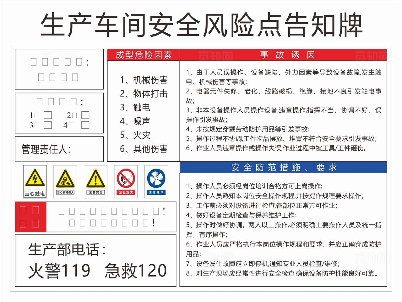 安全风险告知图片