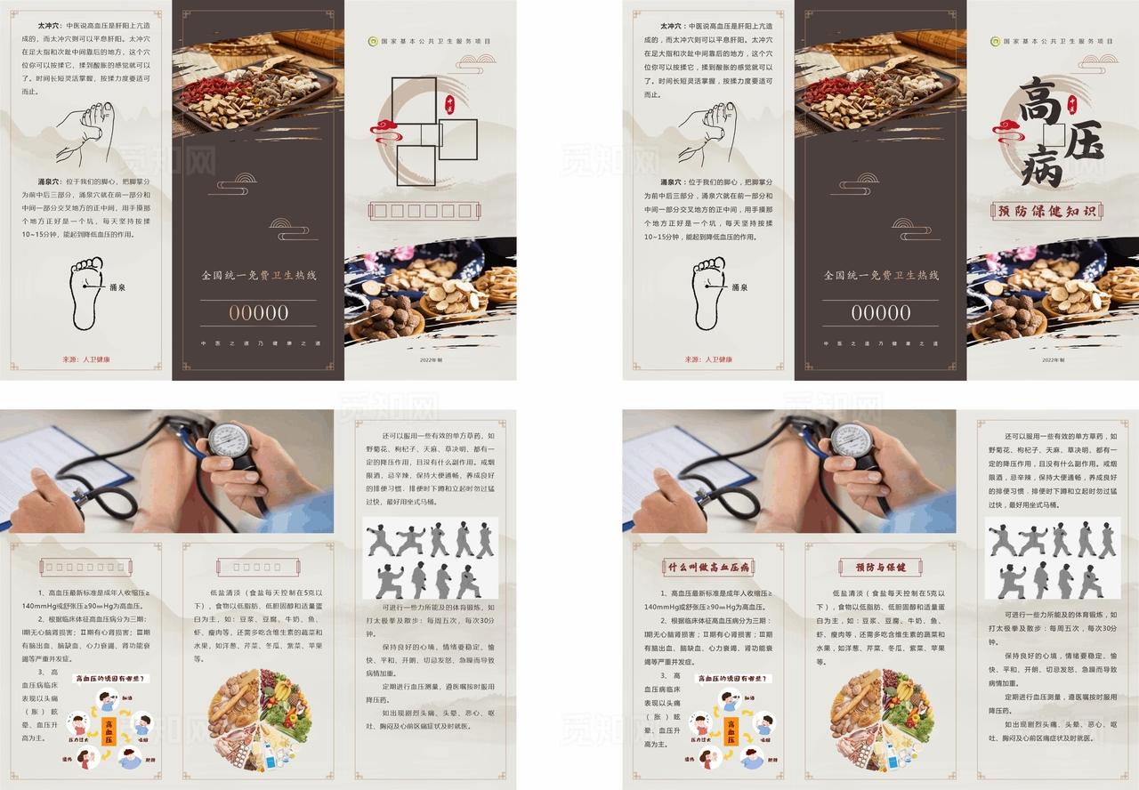 高血压折页图片