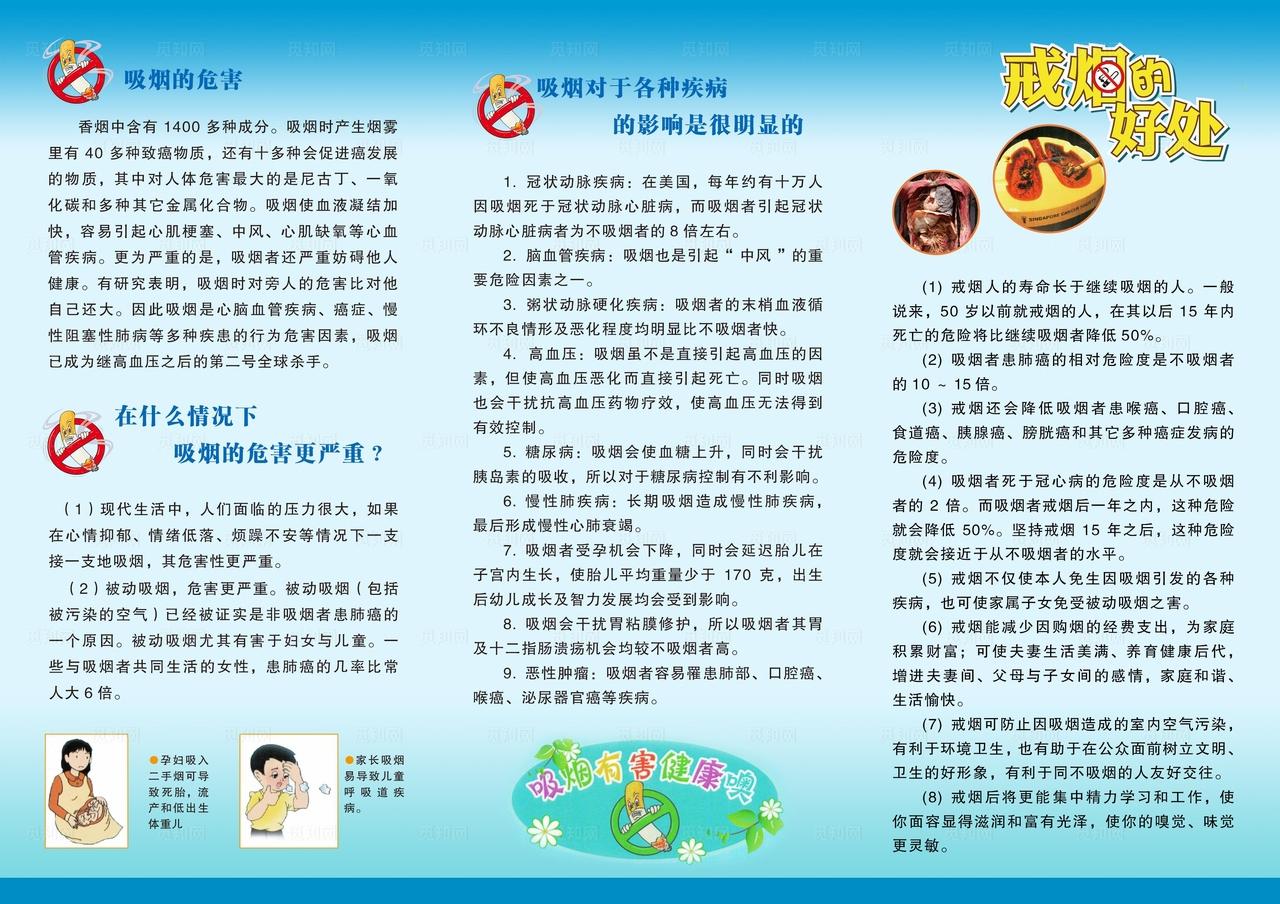 禁烟手册图片