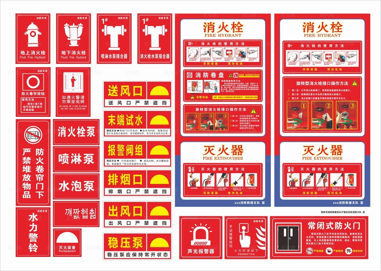 消防标识图片
