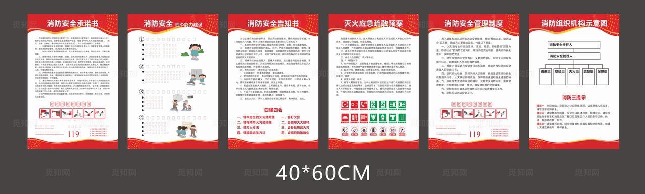 消防展板图片