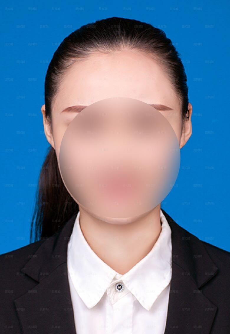 黑西装证照正装装服装证件照女图片