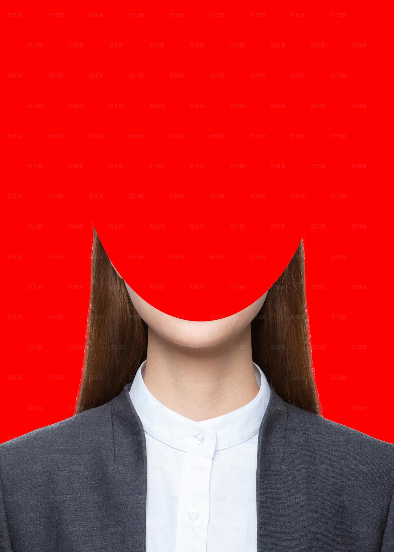 黑西装证照正装装服装证件照女装图片