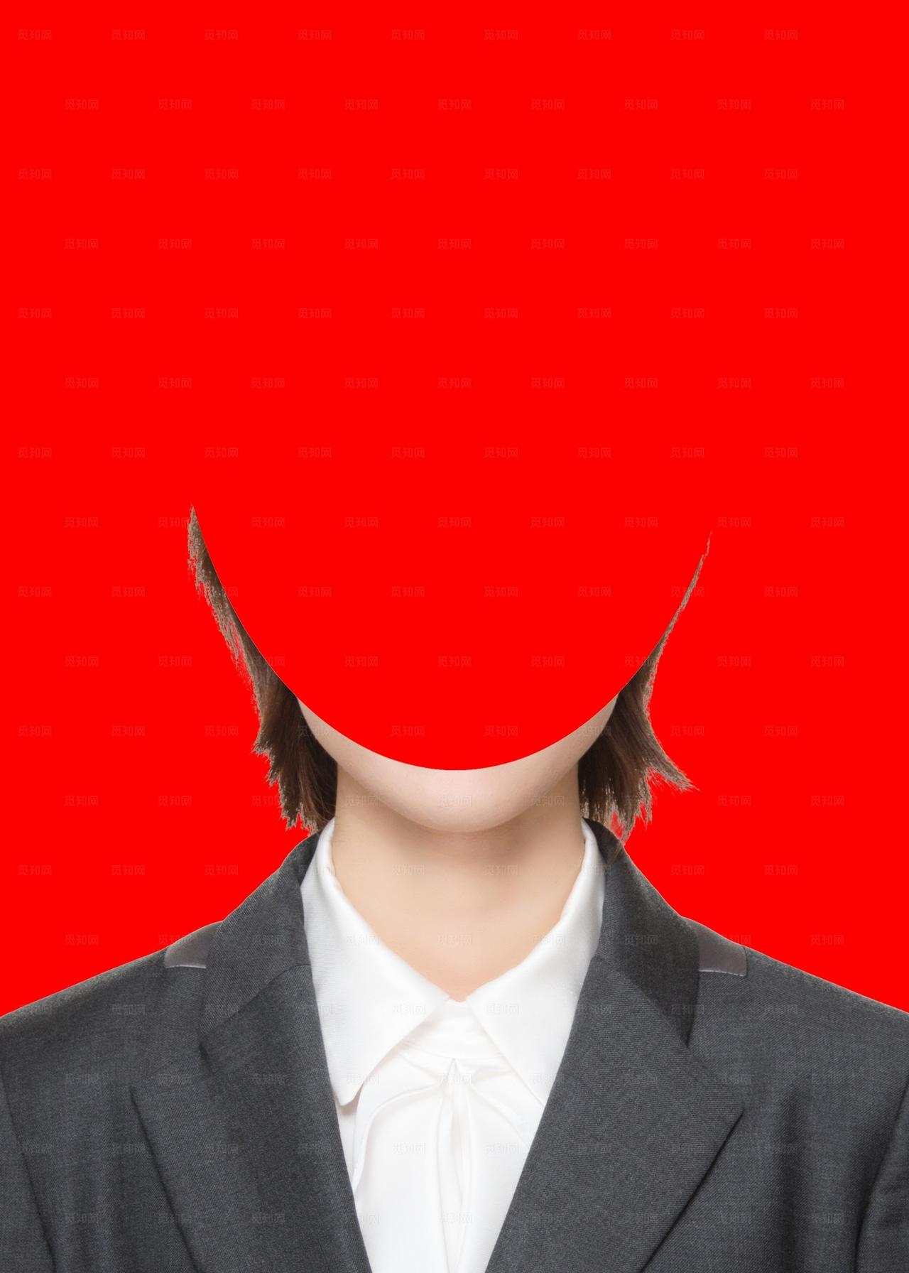 黑西装证照正装装服装证件照女图片