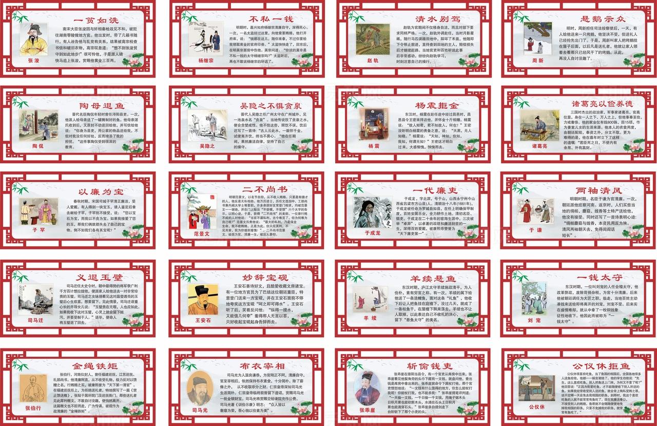 廉政小故事展板图片