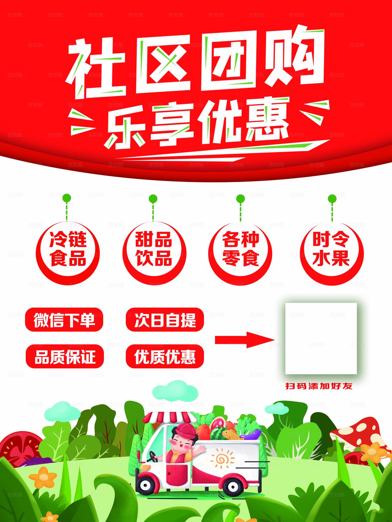 社区团购海报图片