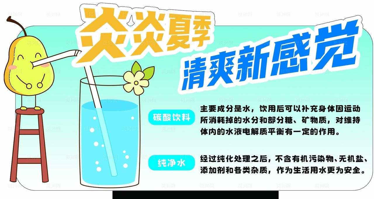 碳酸饮料对比图片