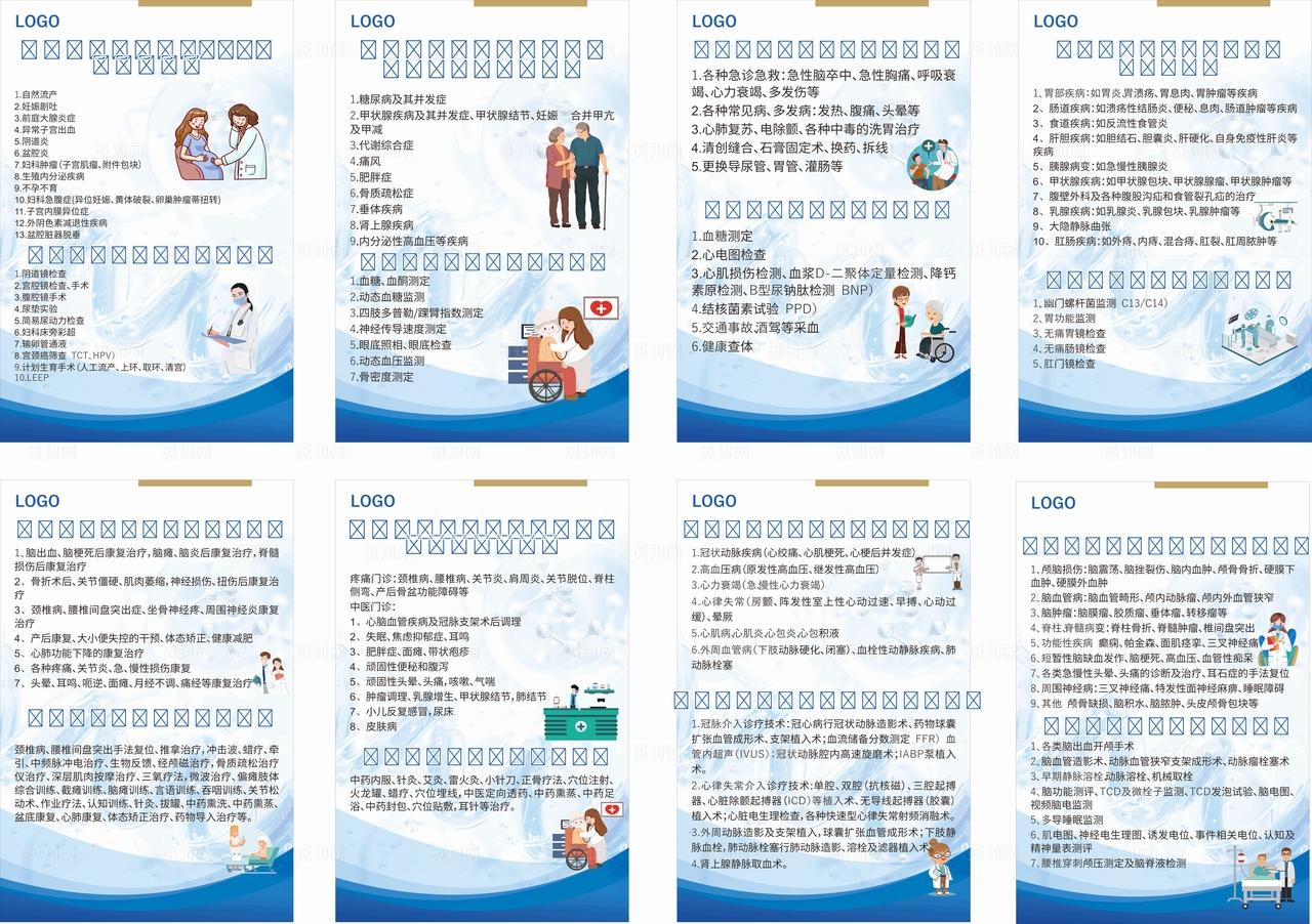 医院科室对应病种指南图片