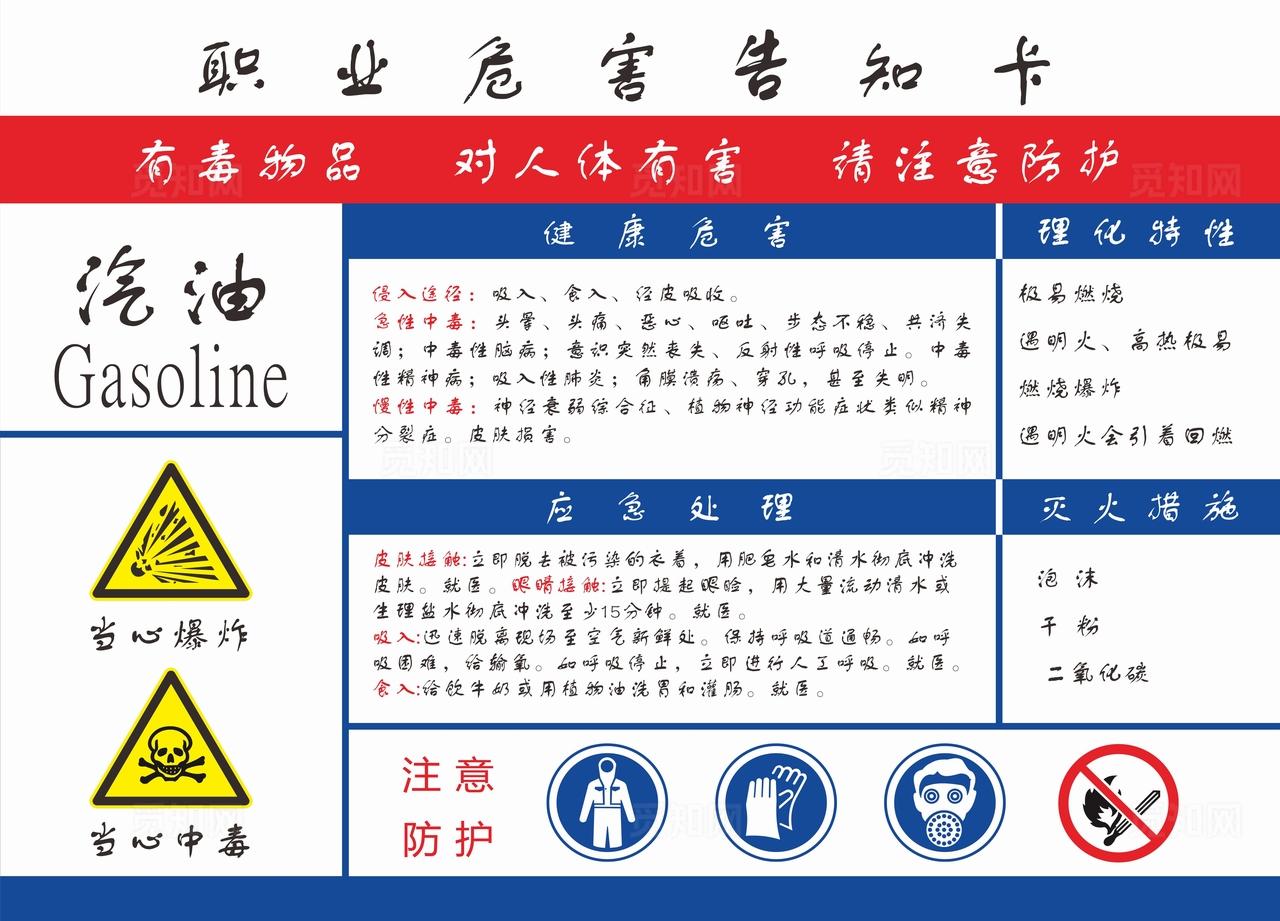 职业告知卡图片