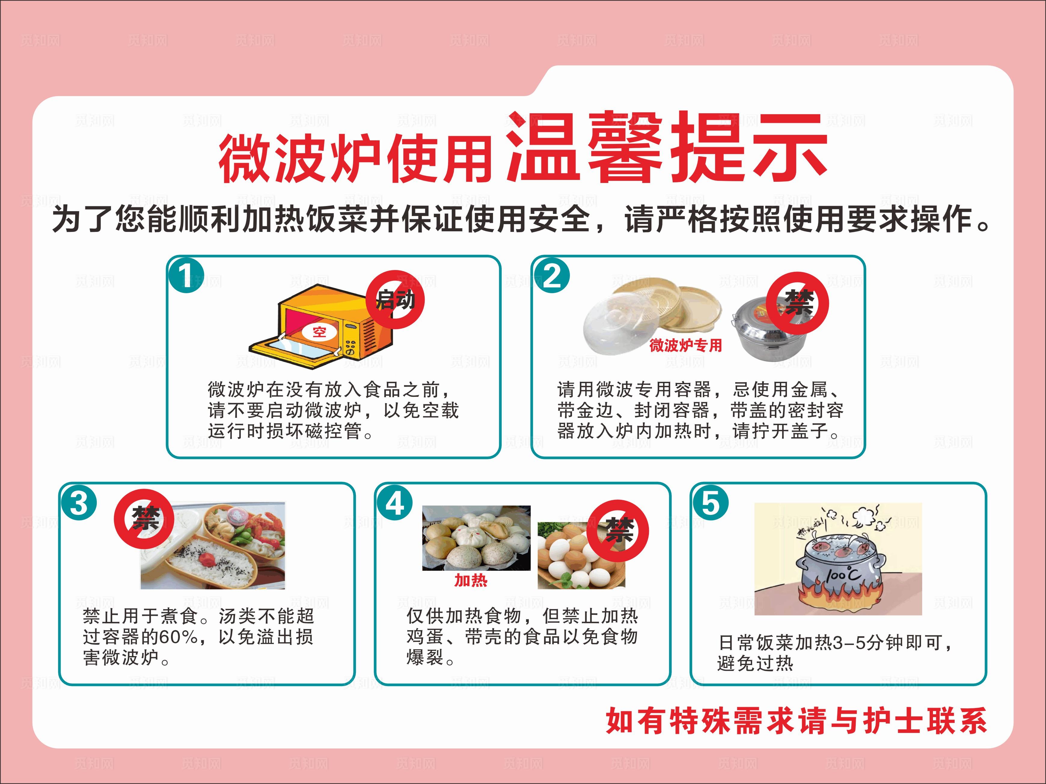 微波炉温馨提示图片
