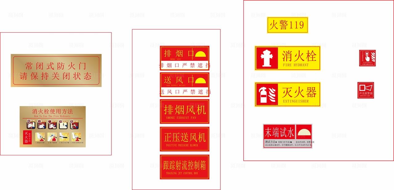 消防标识常用类图片