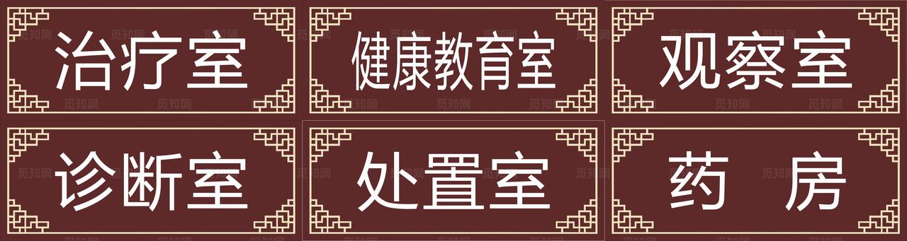 中医门牌图片