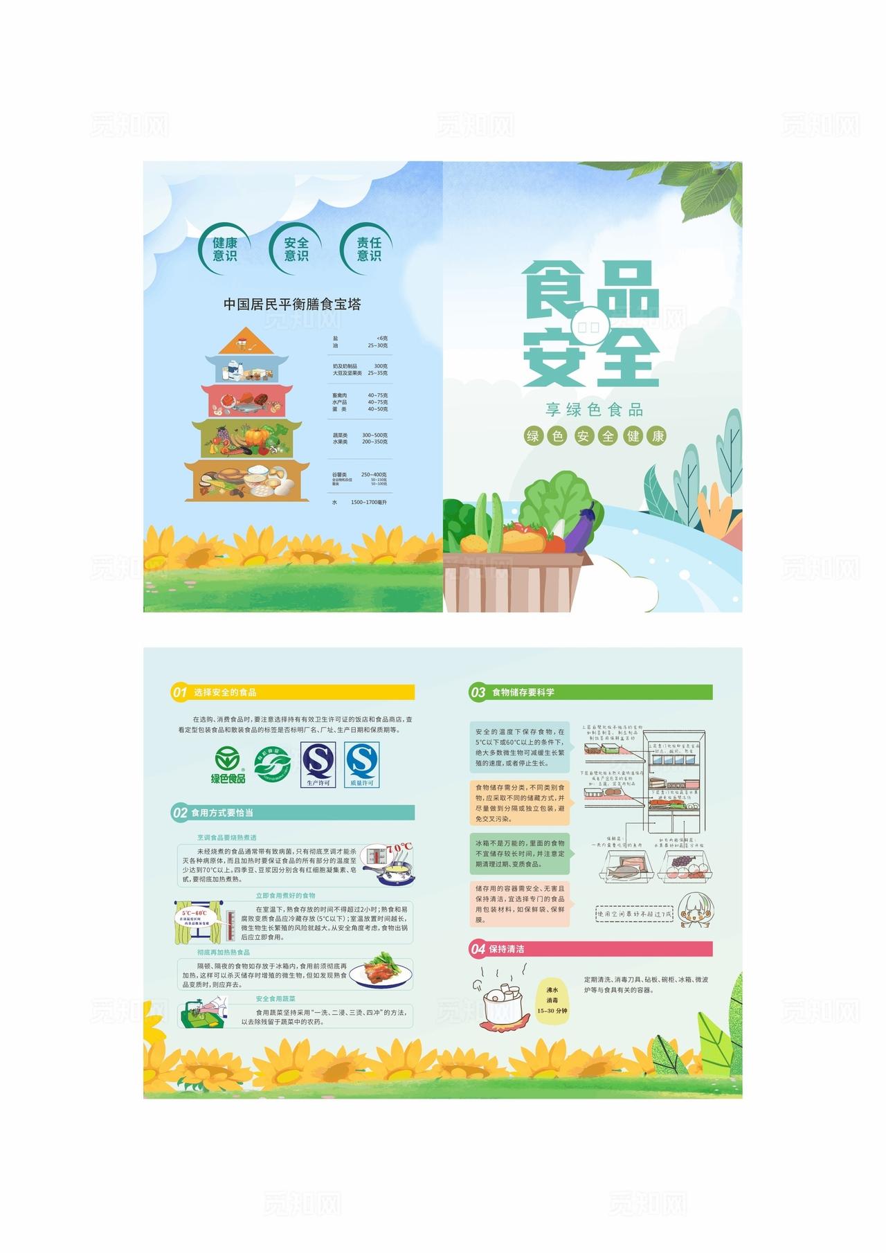 食品安全折页图片