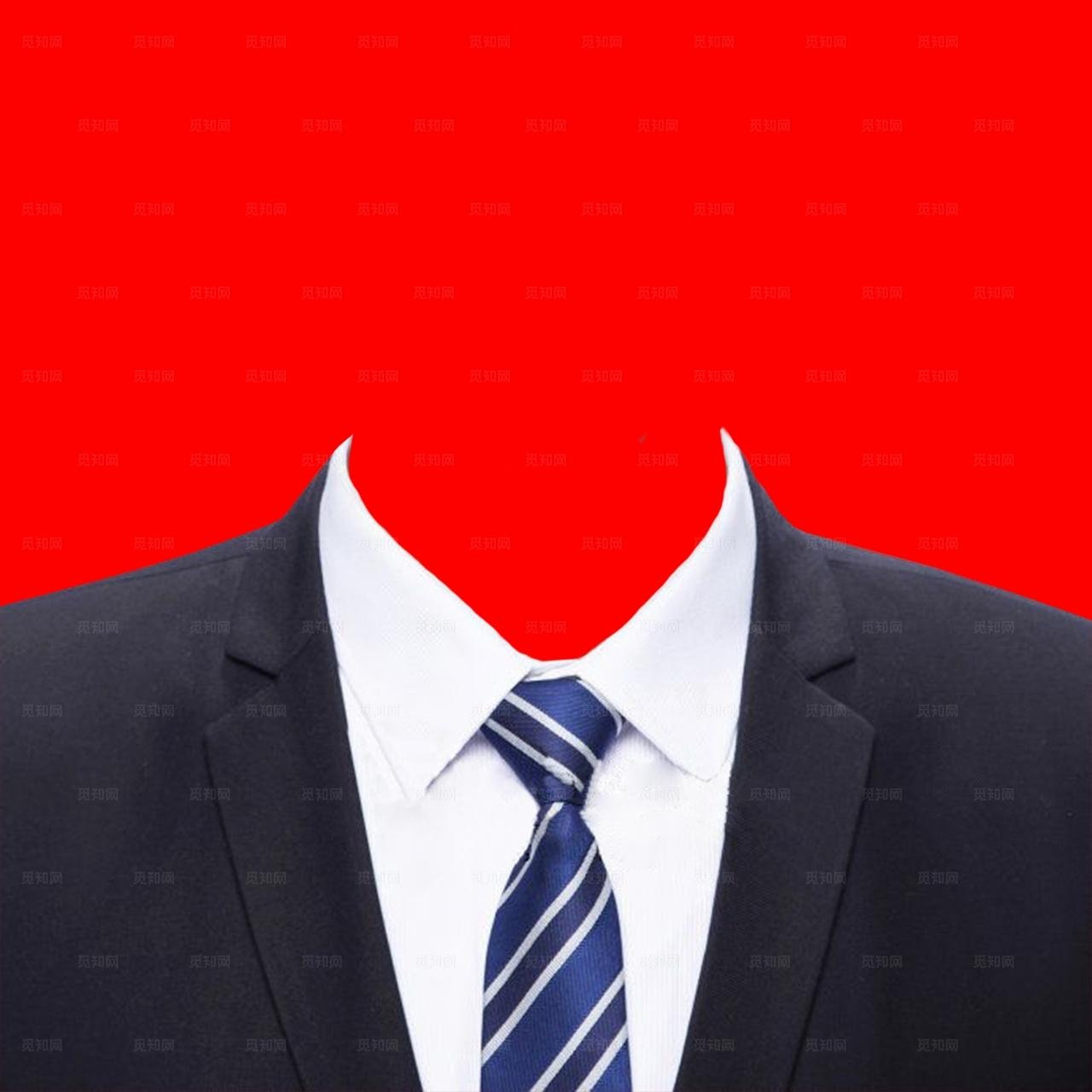 男士正装衬衫西服西装证件照图片