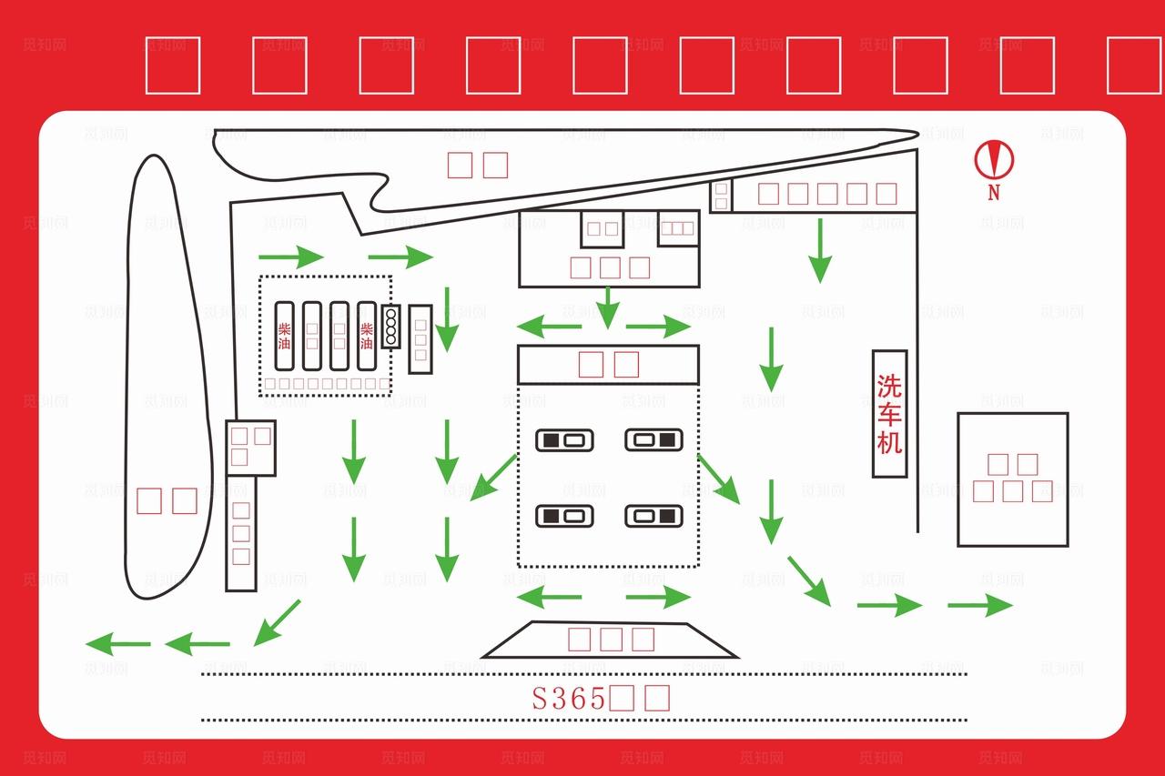 加油站消防安全疏散图图片