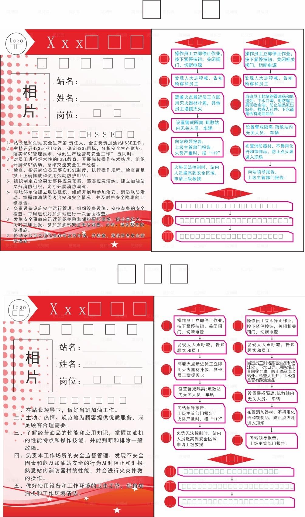 加油站应急处置卡图片