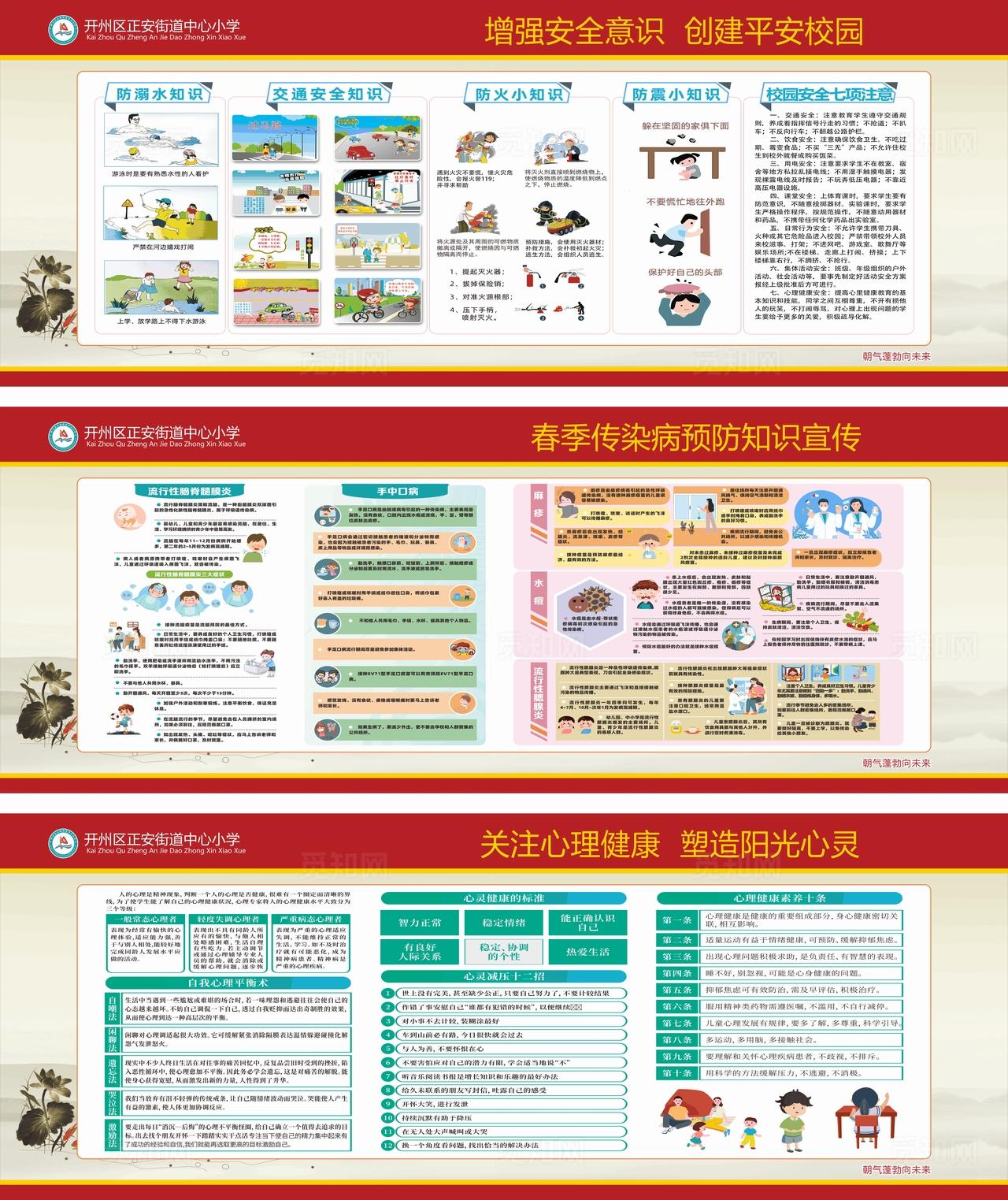 春季传染病  心理健康知识 图片