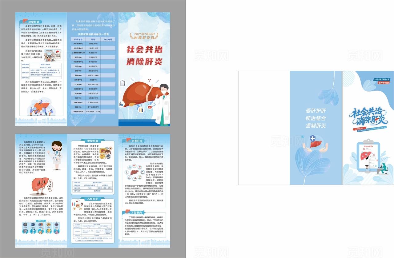 肝炎 折页图片
