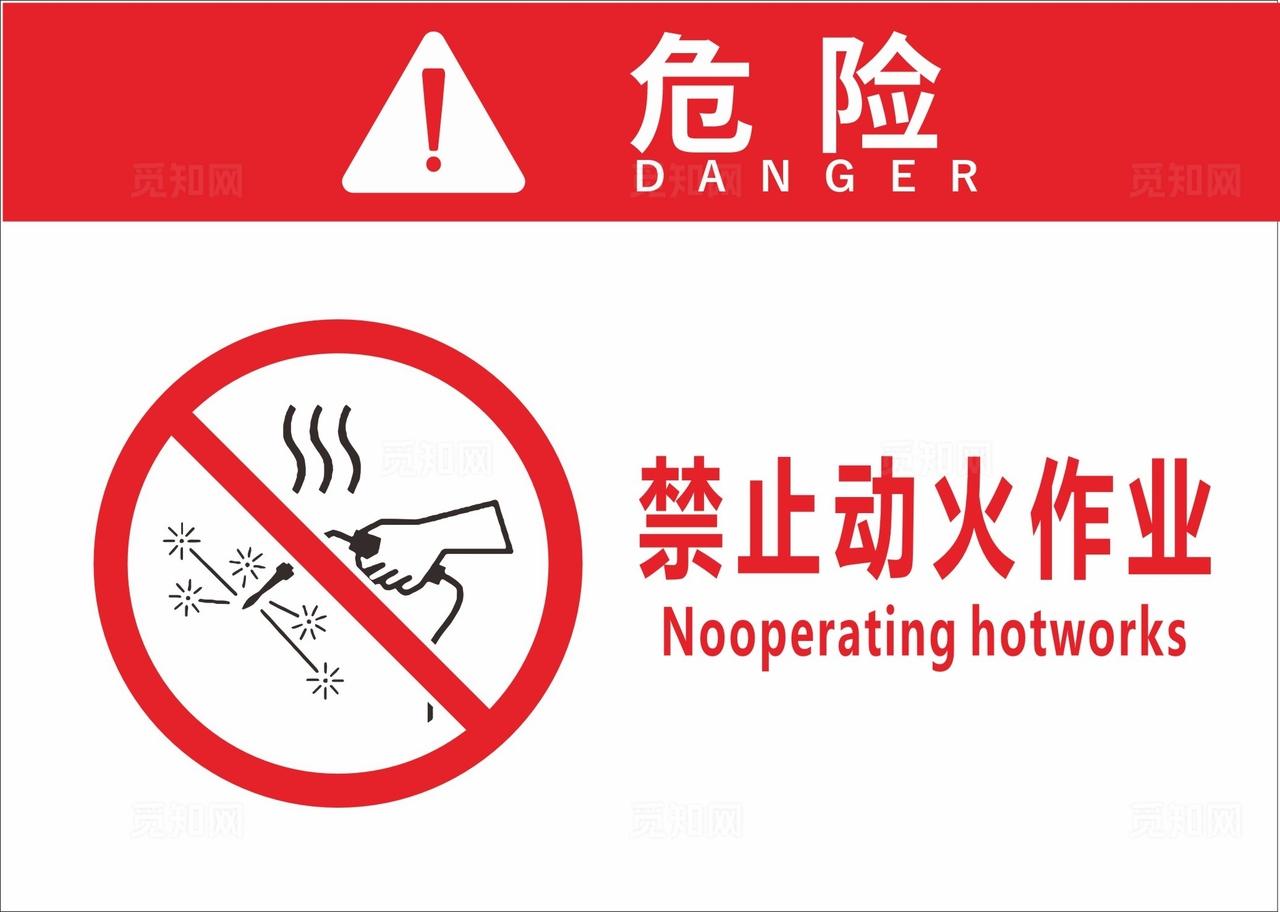 禁止动火作业图片