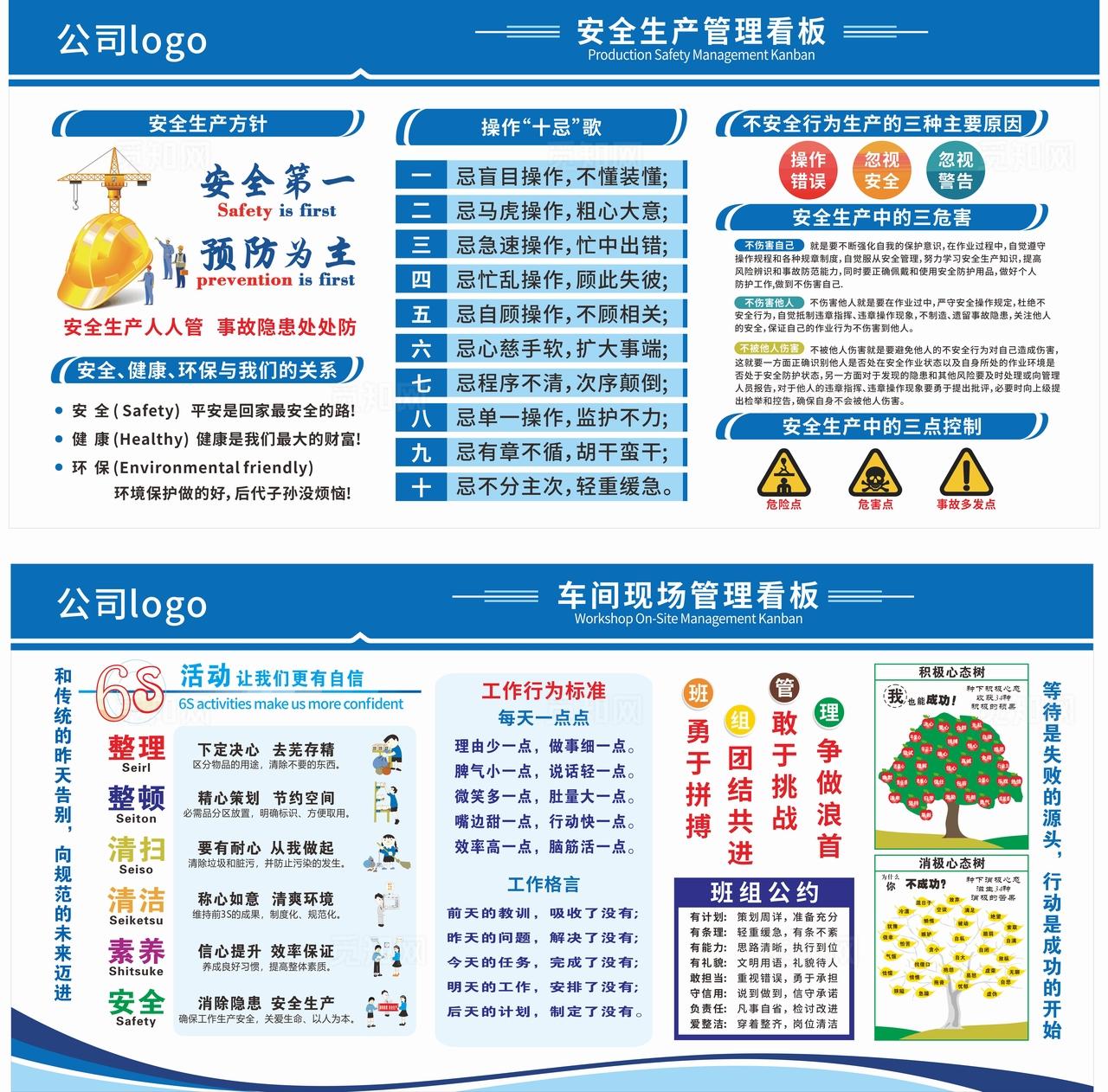 安全生产管理看板 车间看板图片